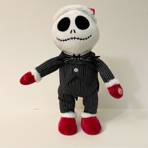 Disney Nightmare Before Christmas Animated Plush Jack Skellington Music Dancing